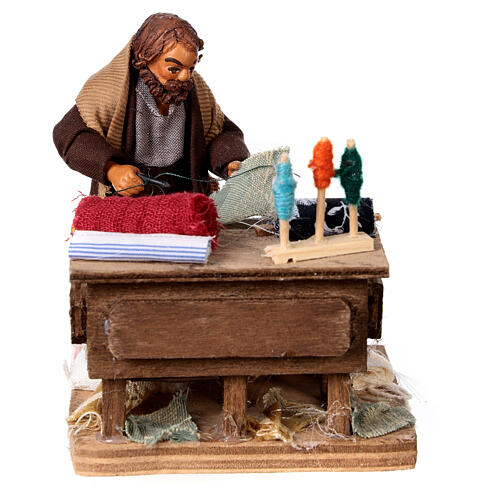 Tailor with stall, Neapolitan Nativity 10cm 1