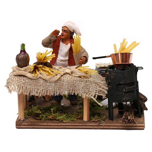 Pasta seller, Neapolitan Nativity 10cm 1