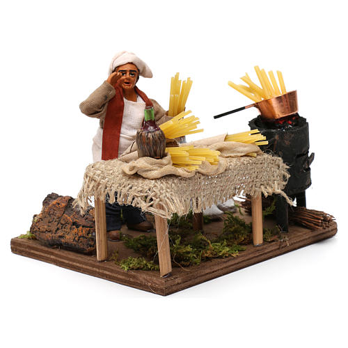 Pasta seller, Neapolitan Nativity 10cm 3