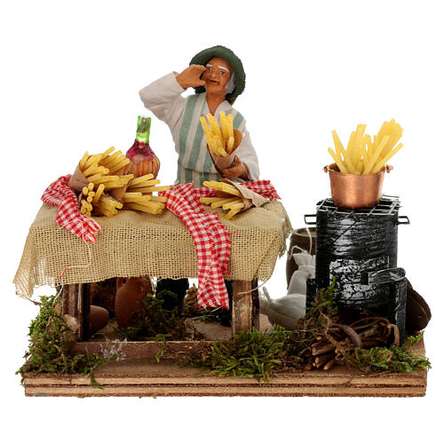 Pasta seller, Neapolitan Nativity 10cm 1