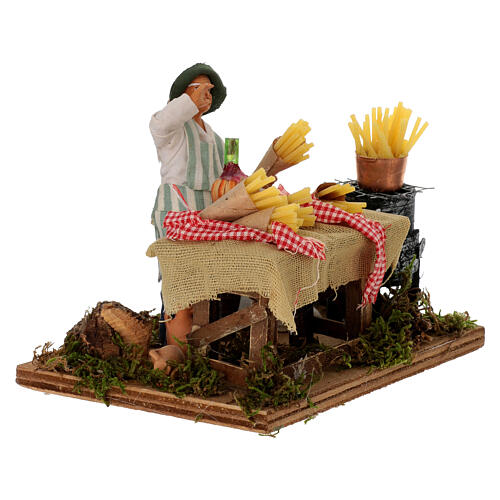 Pasta seller, Neapolitan Nativity 10cm 3