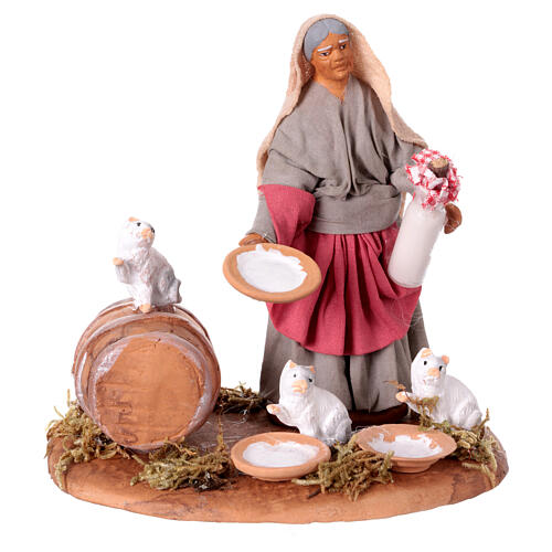 Gattara 10 cm presepe napoletano 1