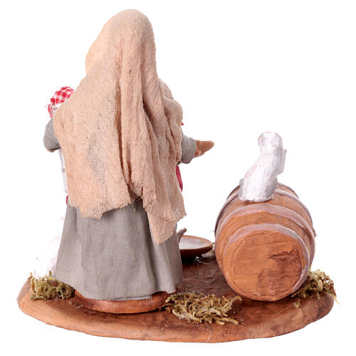 Gattara 10 cm presepe napoletano 4