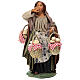 Woman with bread baskets, Neapolitan Nativity 24cm s1