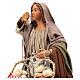 Woman with bread baskets, Neapolitan Nativity 24cm s2