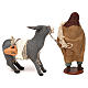 Shepherd pulling donkey 12cm Neapolitan Nativity s3