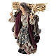 Woman with straw, 30cm Neapolitan Nativity s3