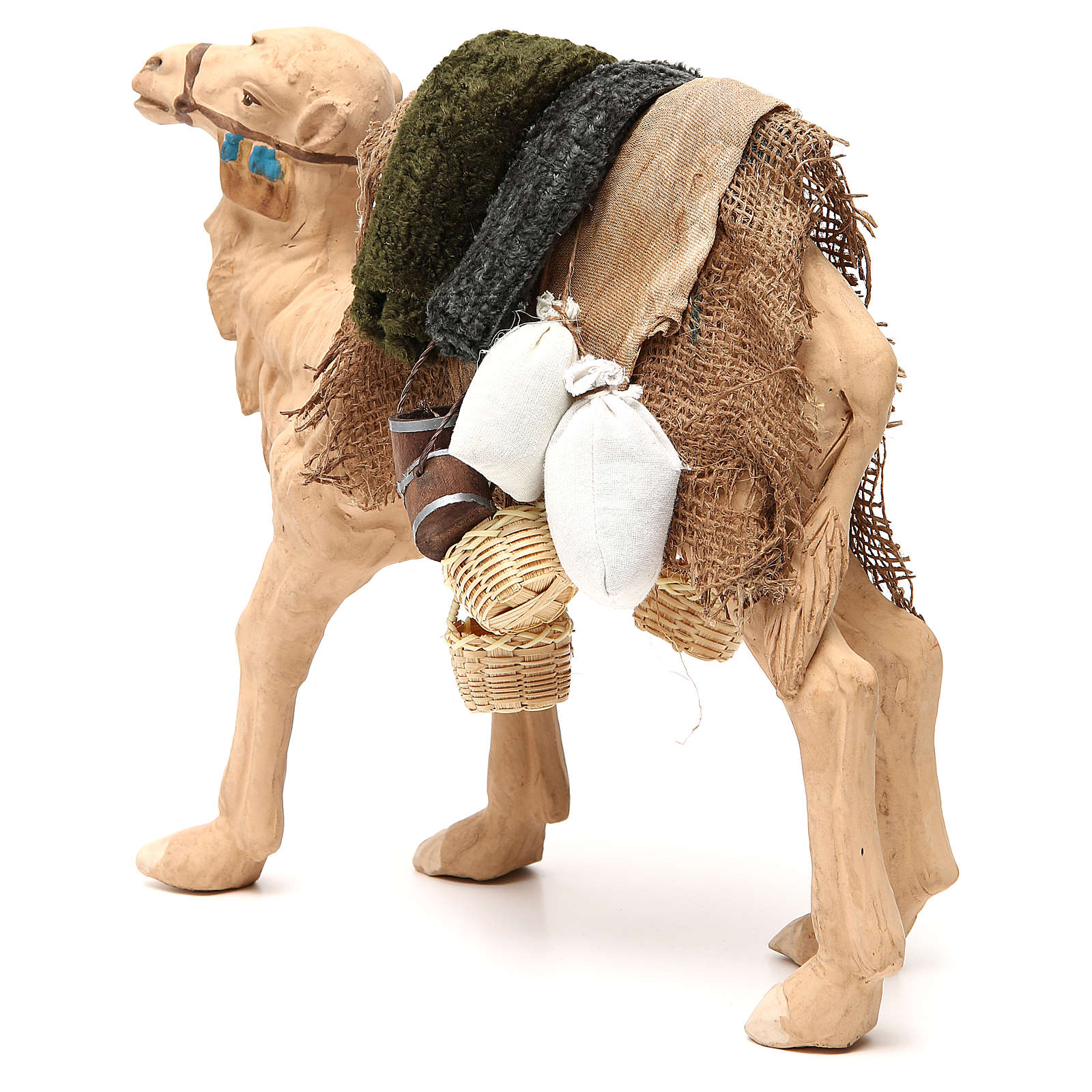 Camel with harness 24cm Neapolitan Nativity Scene | online ...