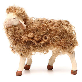 Stehendes Schaf mit Wolle 24 cm