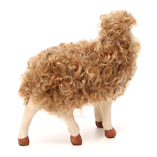 Stehendes Schaf mit Wolle 24 cm 3