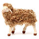 Mouton debout avec laine 24cm crèche Naples s1