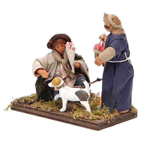 Scena serenata 10 cm presepe napoletano 2