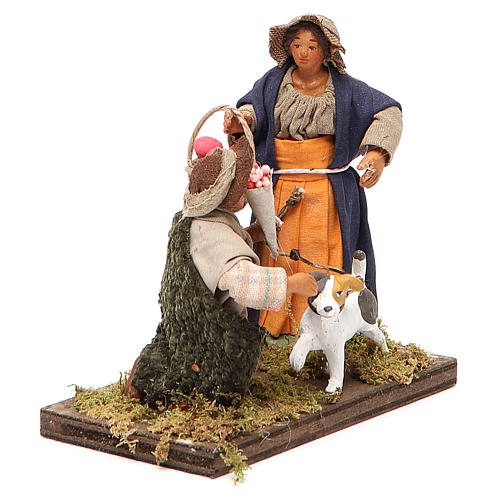 Serenade scene, Neapolitan nativity figurine 10cm 4