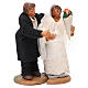 Coppia di sposi 10 cm presepe Napoli s1