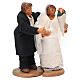 Married couple, Neapolitan nativity figurine 10cm s1