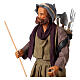 Man with farming tools, Neapolitan nativity figurine 24cm s2