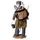 Homem com ferramentas agrícolas 24 cm presépio napolitano s5