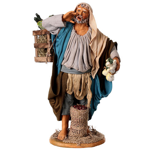 Man with vegetables, Neapolitan nativity figurine 30cm 1
