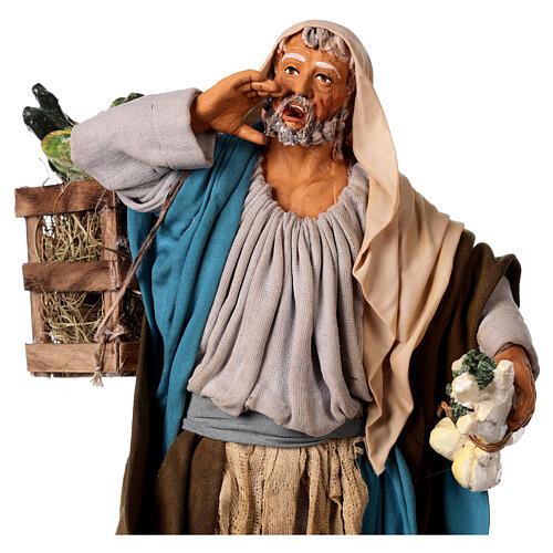 Man with vegetables, Neapolitan nativity figurine 30cm 2