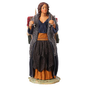 Portatrice di stoffa 24 cm presepe Napoli