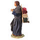 Woman carrying fabrics, Neapolitan nativity figurine 24cm s5