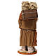 Man with box of leaves and broom for 30 cm Nativity scene, Neapolitan style s4