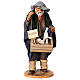 Man with cage and dog, Neapolitan nativity figurine 30cm s1