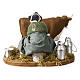 Uomo che munge mucca 12 cm presepe Napoli s5