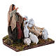 Neapolitan nativity scene Milkwoman with cart and buckets 12 cm s3