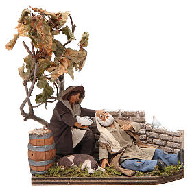 Scena misericordia 12 cm presepe napoletano