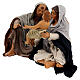 Nativité assise 24 cm crèche napolitaine s3