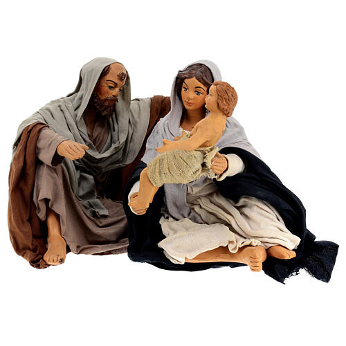 Nativity scene, sitting, Neapolitan nativity 24cm 1