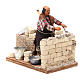 Scena muratore 10 cm presepe napoletano s3