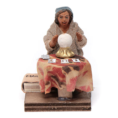 Fortune teller, Neapolitan nativity figurine 10cm 1