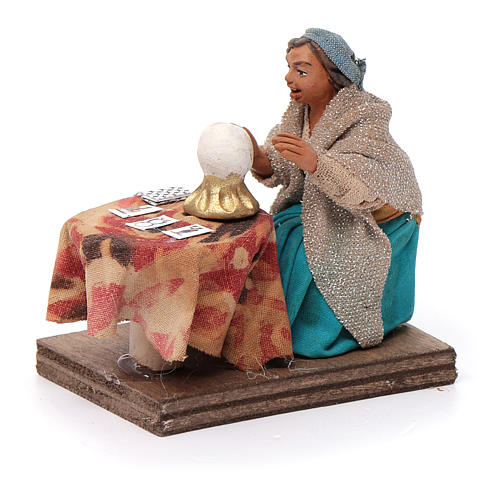Fortune teller, Neapolitan nativity figurine 10cm 2