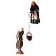 Nativity Scene figurines, woman with basket and man 10 cm s1