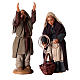 Nativity Scene figurines, woman with basket and man 10 cm s4