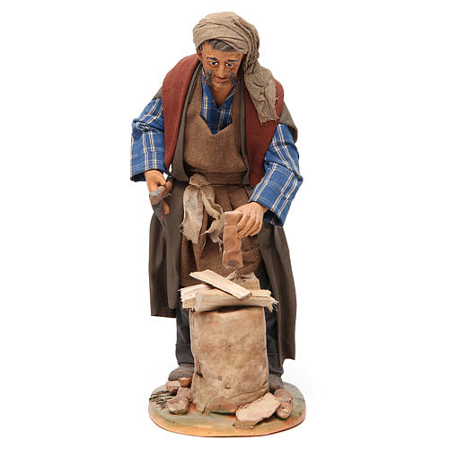 Woodcutter, Neapolitan nativity figurine 30cm 1