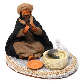 Snake charmer, Neapolitan nativity figurine 12cm