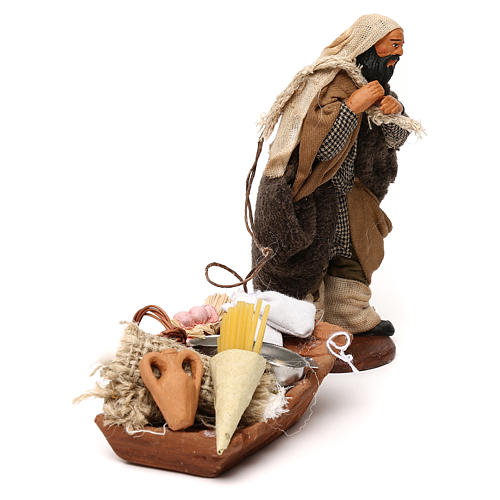 Soap seller, Neapolitan nativity figurine 12cm 3