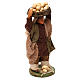 Mężczyzna z koszem jajek na głowie 10 cm figurka szopki neapolitańskiej s3