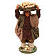 Man with basked eggs on head, Neapolitan nativity figurine 10cm s1