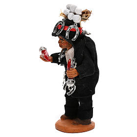 Gobbo portafortuna con cornetti 10 cm presepe Napoli