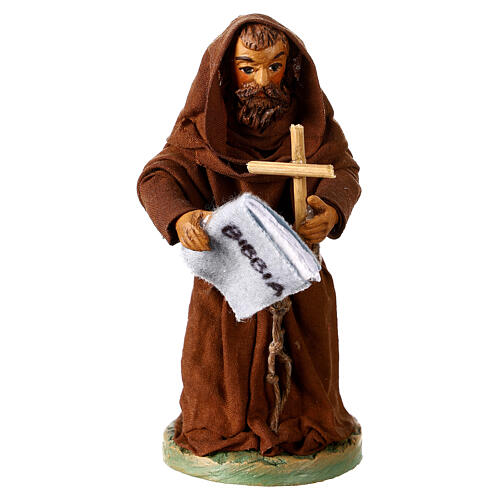 Friar, Neapolitan nativity figurine 10cm 1