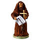 Friar, Neapolitan nativity figurine 10cm s1