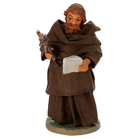 Friar, Neapolitan nativity figurine 10cm