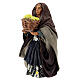 Woman with basket of lemons, Neapolitan nativity figurine 10cm s2