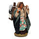 Woman carrying fabric, Neapolitan nativity figurine 10cm s3
