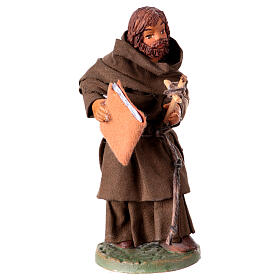Friar, Neapolitan nativity figurine 12cm