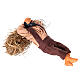 Sleeping man on straw 10cm, Neapolitan figurine s3